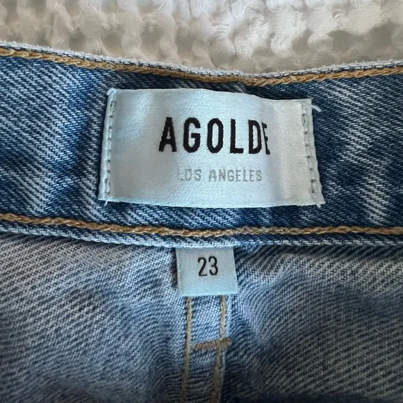 Agolde 90's Mid Rise Loose Fit Jeans in Fall Out - Picture 4 of 7